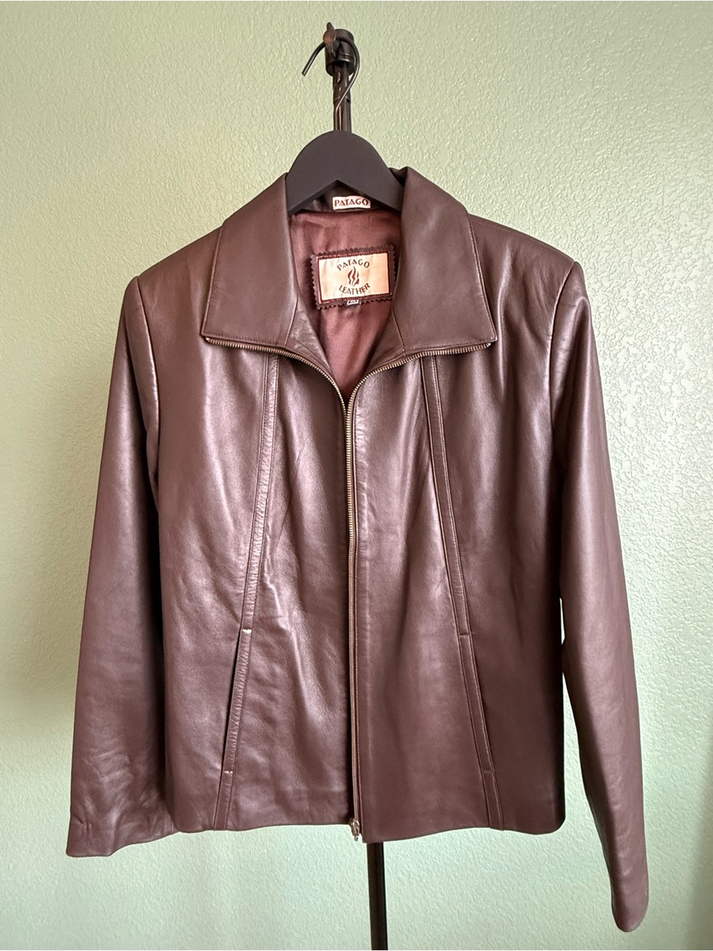 Vintage Brown Leather Jacket